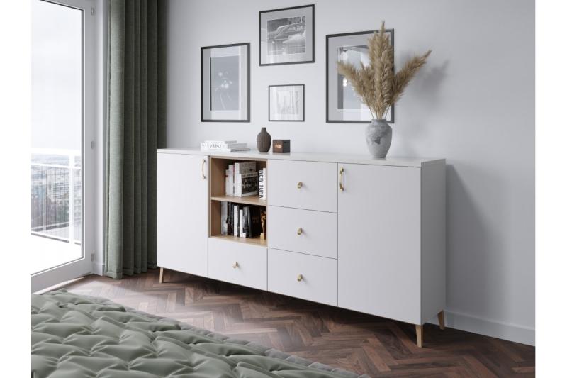 Manija de Zamak VENICE C = 128 mm champán 1208966230