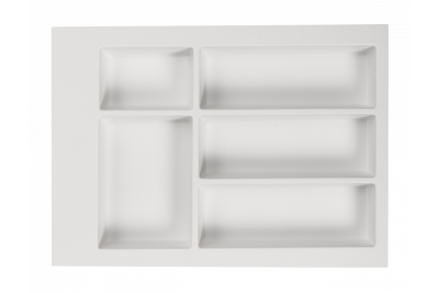 Decor Cutle Bandejas para Cubiertos Inserto para Cajón de Cocina 400 Blanco 1208966373