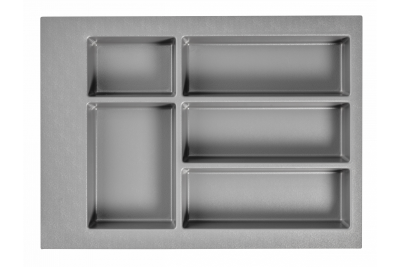 Decor Cutle Bandejas para Cubiertos Inserto para Cajón de Cocina 400 Antracita 1208966374