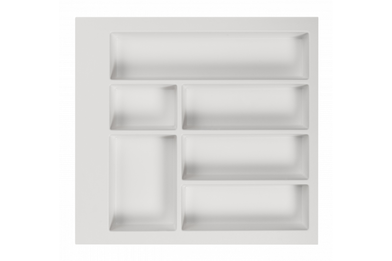 Decor Cutle Bandejas para Cubiertos Inserto para Cajón de Cocina 500 Blanco 1208966375