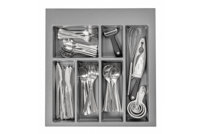 Decor Cutle Bandejas para Cubiertos Inserto para Cajón de Cocina 500 Antracita 1208966376