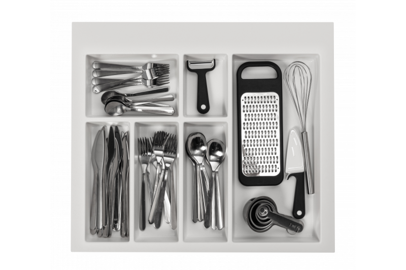 Decor Cutle Insertos para Cubertería en Cajón de Cocina 600 Blanco 1208966377