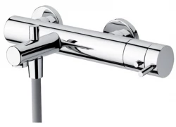Termostato de bañera Waterevolution Flow con set de teleducha PVD dorado claro T130TWGE