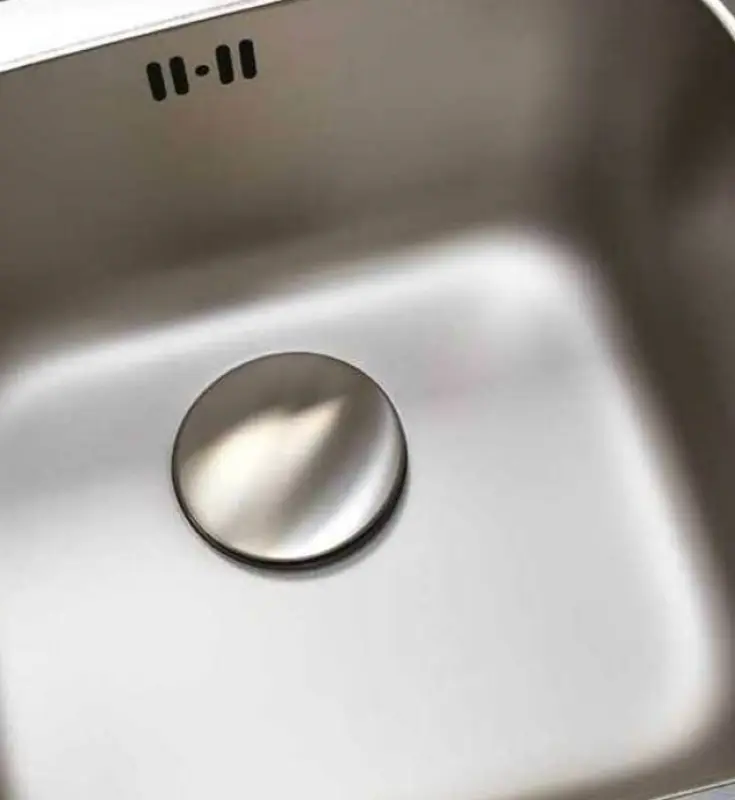 Tapa de desagüe Ausmann de acero inoxidable, para tapón rejilla de fregadero inox CAP 90mm 1208966927