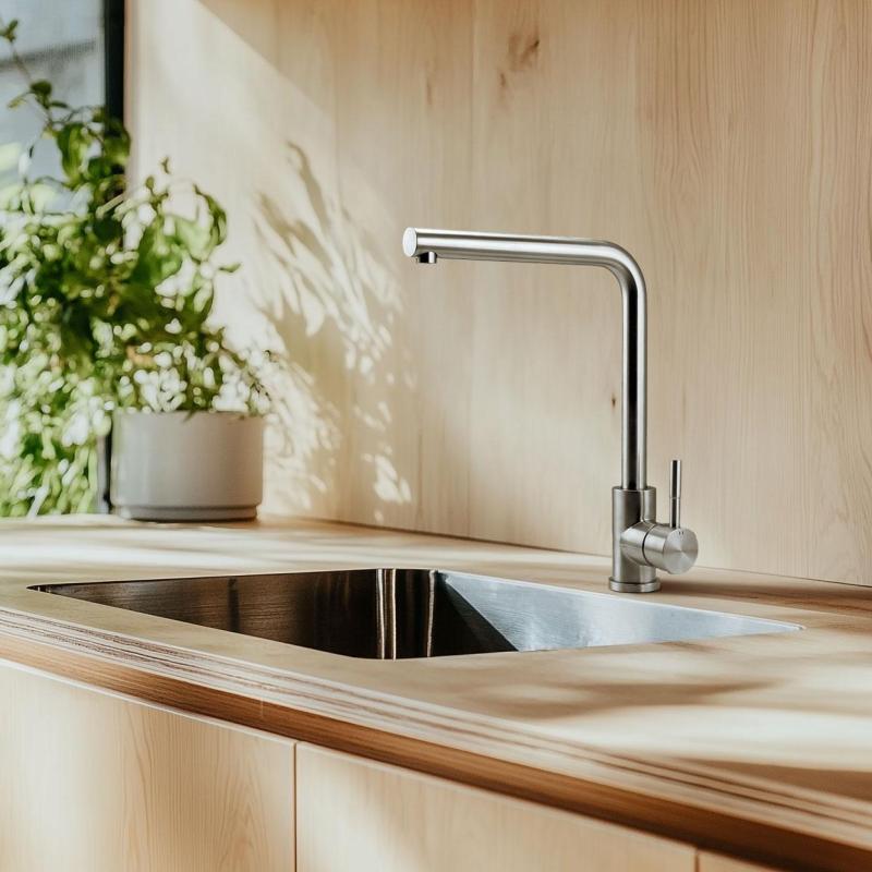 Conjunto combinado de fregadero Franke - Grifo de cocina Pure.sink - Sifón de cocina