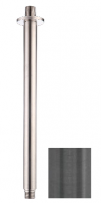 WaterEvolution Flow ceiling support 40cm PVD Gun Metal T164540GME