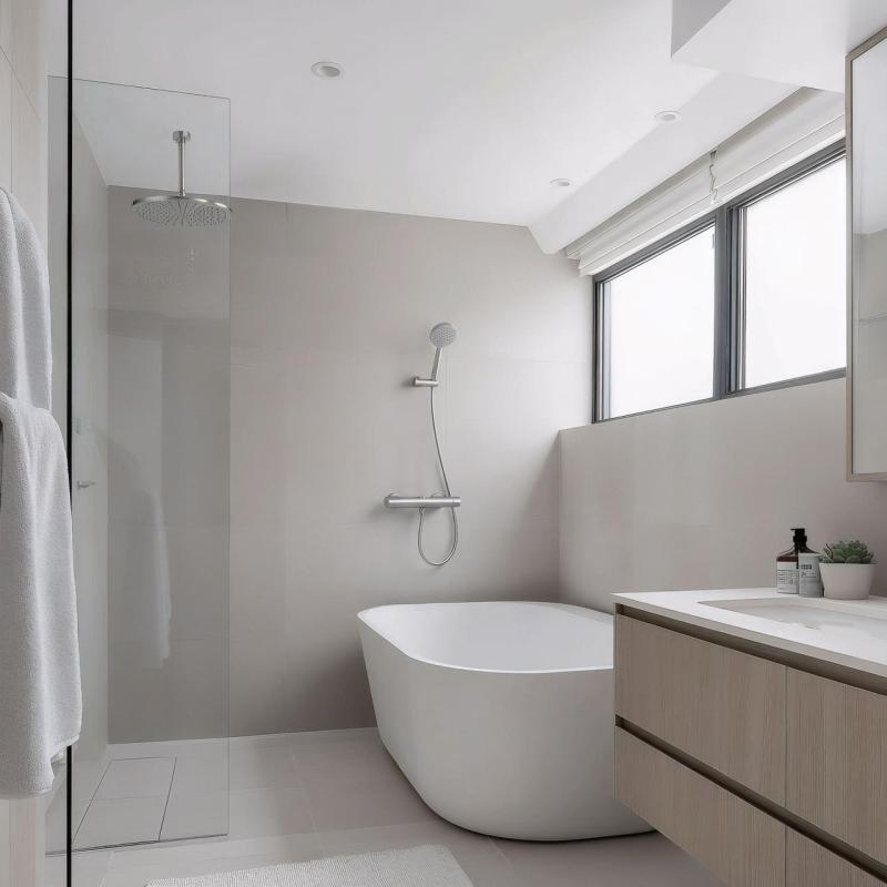 Waterevolution Flow termostato de ducha con conjunto de ducha redondo de acero inoxidable T140TNRIE