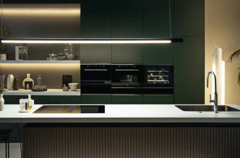 Franke Mythos Masterpiece Grifo de Cocina Acero Inoxidable con Boquilla en J y Cabezal de Ducha Extraíble - 115.0711.554