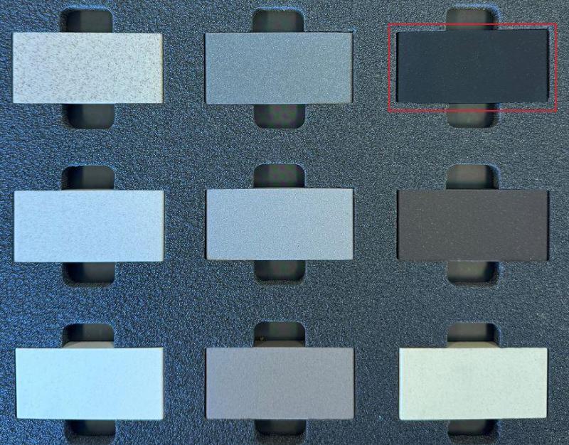 Muestra de color GraniteMy Universal fregaderos Quartz Granito NEGRO 1208967244