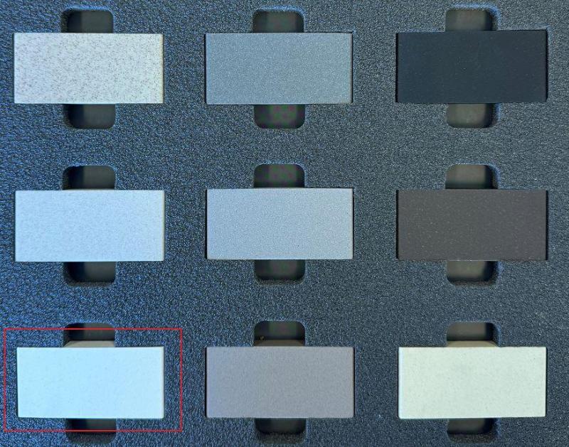 Muestra de color GraniteMy Universal fregaderos Quartz Granito BLANCO 1208967245