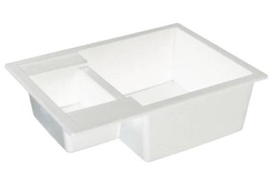 GraniteMy Smart extra shallow 1.5 granite countertop white sink 58x44cm 1208967418