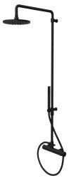 Waterevolution Flow combinación de ducha con cabezal de lluvia negro mate de 200mm T141NRPR