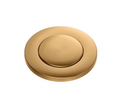 Quadri copper double sink drain set and overflow with push to open copper knob 1208967546