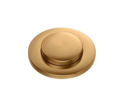Quadri copper double sink drain set and overflow with push to open copper knob 1208967546