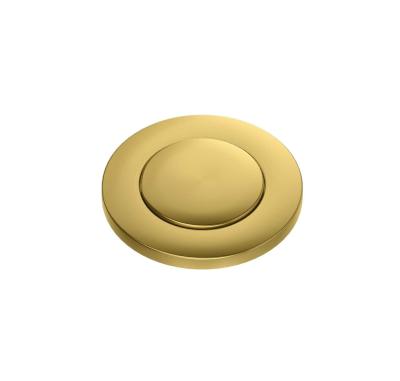 Quadri golden double sink drain set and overflow with push-to-open button gold 1208967590