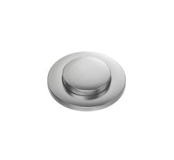 Quadri fregadero doble de acero inoxidable con juego de desagüe y rebosadero con botón de apertura a presión acero inoxidable 1208967591