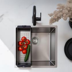 Fregadero de inserción Pure.Sink Prestige para fregadero de cocina de acero inoxidable PPGCL40-02.