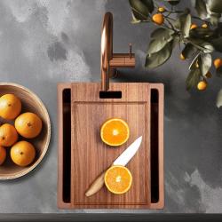 Pure.Sink Prestige tabla de cortar de madera PPGCB40-23