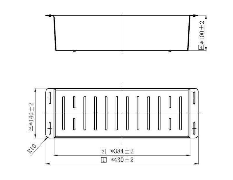 Pure.Sink Exclusivo Bandeja para fregadero Gun Metal COL-GunMetal