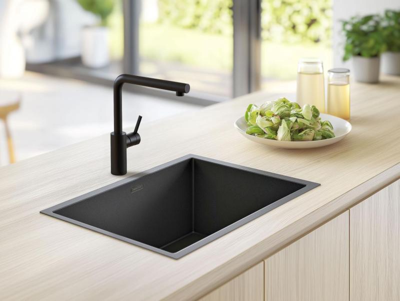 Grifo de cocina Pure.Sink Elite Steel Spark negro mate PS8040-10