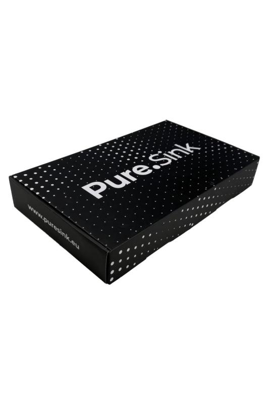 Grifo de cocina Pure.Sink Elite Steel Spark-S PVD en oro cepillado con caño extraíble PS8041-60