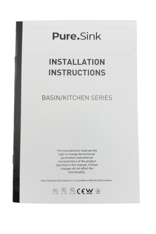 Pure.Sink Elite Steel Spark-S grifo de cocina PVD Gun Metal con caño extraíble PS8041-61