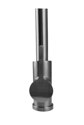Pure.Sink Elite Steel Crystal-S kitchen faucet stainless steel with pull-out spout PS8050-02