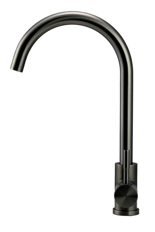 Grifo de cocina Pure.Sink Elite Steel Stream PVD Gun metal PS8044-61