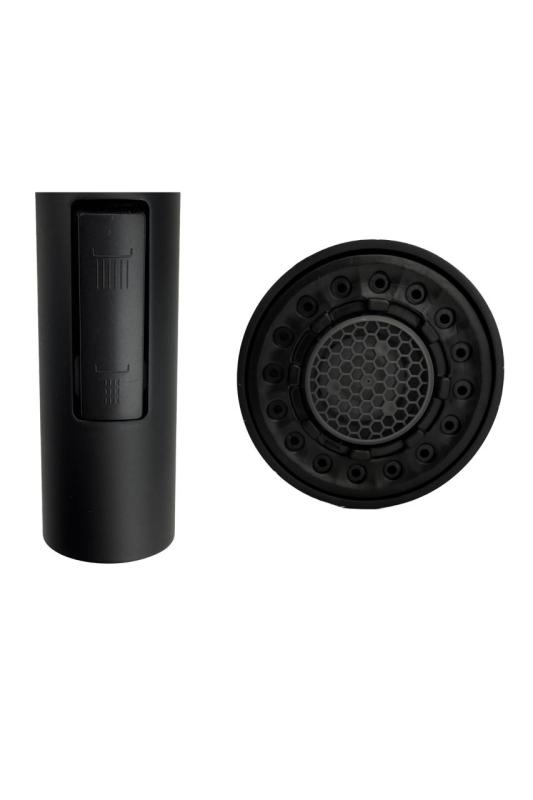 Grifo de cocina Pure.Sink Elite Steel Stream-S de acero inoxidable con caño extraíble PS8045-02