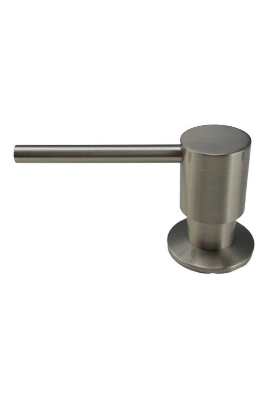 Dispensador de jabón empotrado Pure.Sink Elite Steel Shine, acero inoxidable rellenable desde arriba PS9010-02.