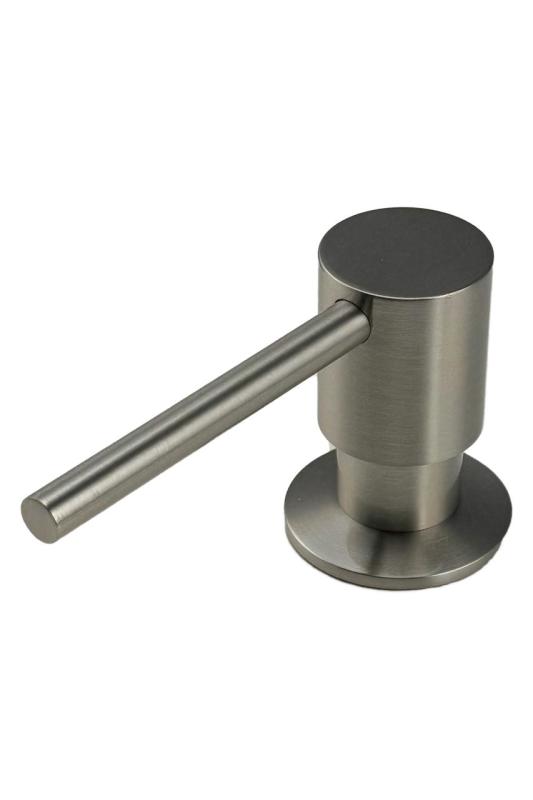 Dispensador de jabón empotrado Pure.Sink Elite Steel Shine, acero inoxidable rellenable desde arriba PS9010-02.