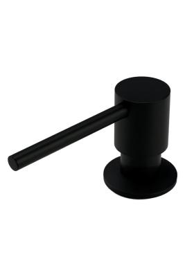 Pure.Sink Elite Steel Shine Built-in Soap Dispenser Matte Black, Refillable from Above PS9010-10