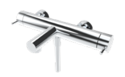 Waterevolution Flow mezclador de ducha de dos vías con ducha de mano PVD Cobre T130NCPE