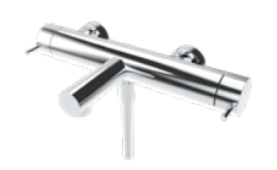 Waterevolution Flow two-way shower mixer with hand shower PVD Copper T130NCPE
