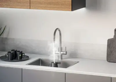 Franke Maris water hub 7L boiler 3-in-1 with Touch electronic boiling water tap stainless steel with water hub bypass 1208967849