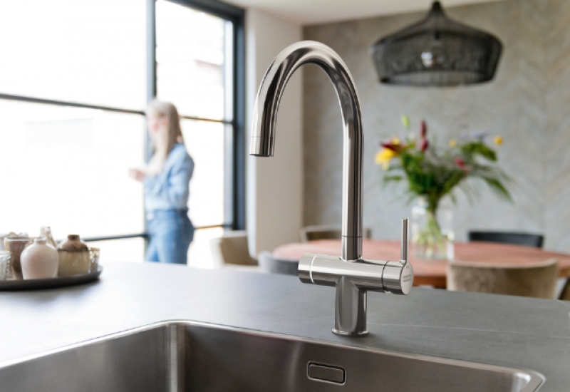 Franke Maris water hub caldera de 7L 3-1 con grifo de agua hirviendo electrónico Touch en cromo con bypass de waterhub 1208967853