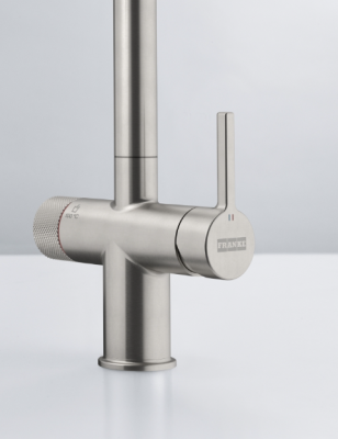 Franke Maris water hub 4L boiler 3-in-1 with Twist mechanical boiling water tap stainless steel with water hub mixer set 1208967858