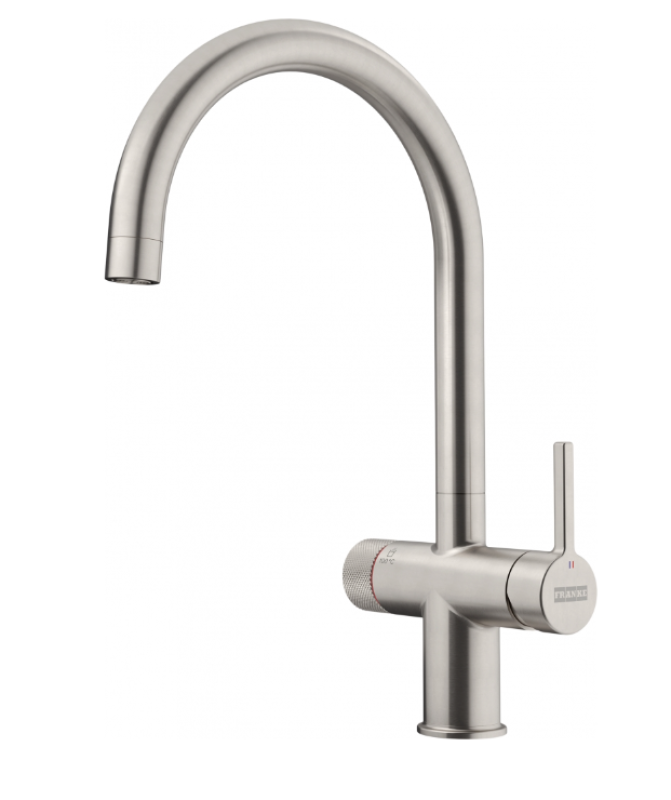 Franke Maris water hub 4L caldera 3-1 con grifo de agua hirviendo mecánico Twist, acero inoxidable, con conjunto mezclador waterhub 1208967858