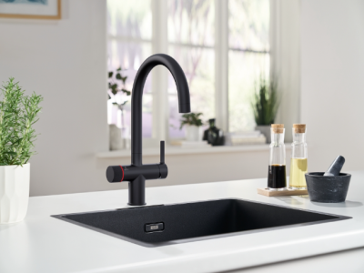 Franke Maris water hub 4L boiler 3-1 with Twist mechanical boiling water tap matte black with water hub mixer set 1208967861