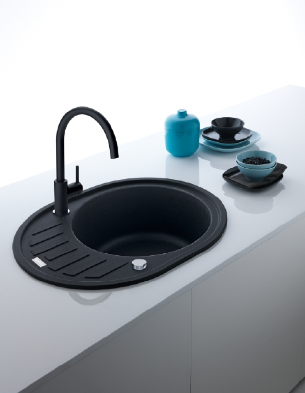 Franke Lina XL Grifo de Cocina Onyx con Caño Giratorio 115.0626.020