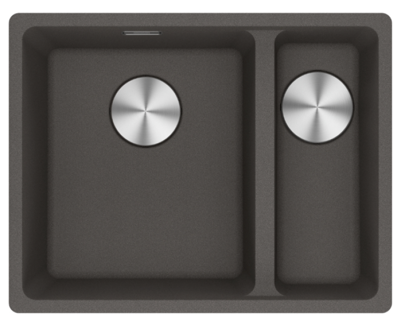 Franke Maris MRG 160-34-15 Fragranite Slate Grey Fregadero Gris oscuro Izquierda Instalación bajo encimera 125.0714.608