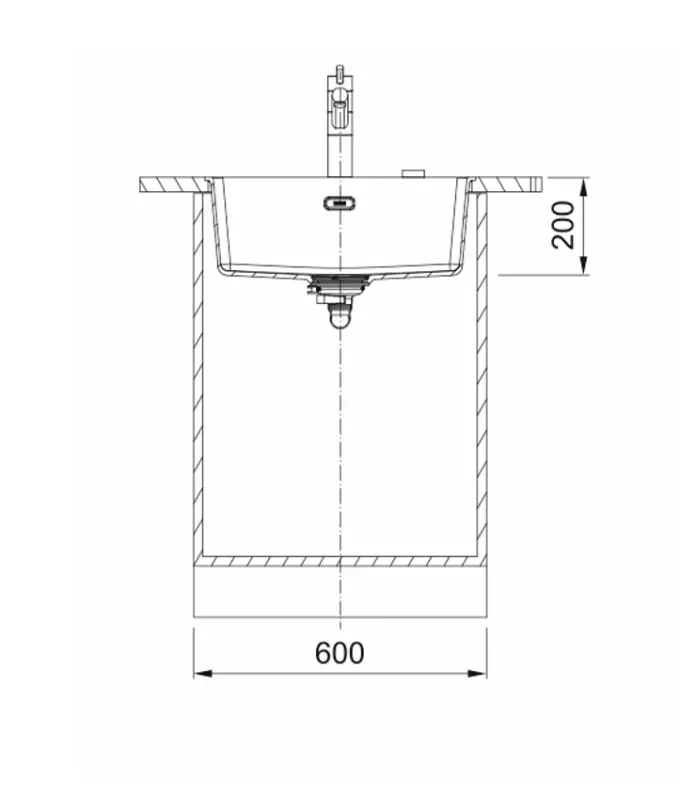 Franke Maris MRG 210-52 Fragranite Slate Grey Lavabo Gris Oscuro Instalación al Ras 135.0714.610