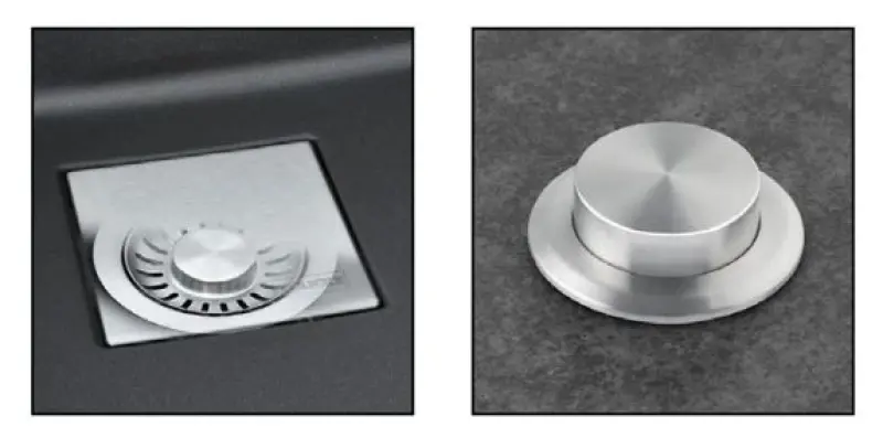 Franke Kubus KNG 110.52 Fregadero 52x42 Pizarra Gris Granito Gris Oscuro Bajo encimera 125.0714.636