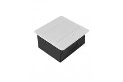 AVARO Enchufe empotrado para muebles, 1x Enchufe Schuko, USB A+C, Cable de 1.5m, Blanco