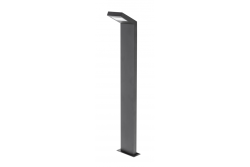Luminaria de jardín LONDON LED, 10W, 720lm, IP54, AC220-240V, 50/60Hz, 4000K, poste recto, 78 cm, negro