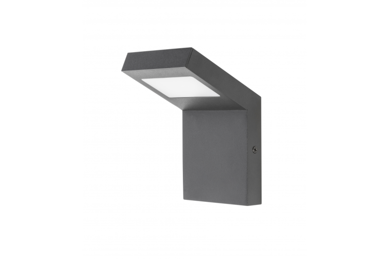 Luminaria de jardín LONDON LED, 10W, 720lm, IP54, AC220-240V, 50/60Hz, 4000K, lámpara de pared, negra