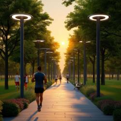 Luminaria de calle y parque ORLANDO, LED, 100W, 10000lm, 4000K, AC180-250V, IP65, 5y