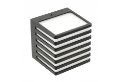 Luminaria LED SIROLO 10W, 1000lm, IP54, AC220-240V, 50/60Hz,4000K, negro