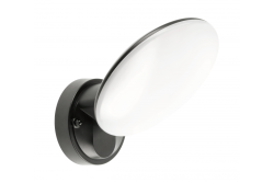'Luminaria LED TERRO con sensor de movimiento,10W,1200lm,IP54,AC220-240V,50/60Hz,4000K,negro