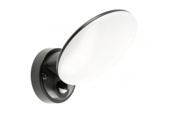 'Luminaria TERRO LED con sensor de movimiento,10W,720lm,IP54,AC220-240V,50/60Hz,4000K,negro